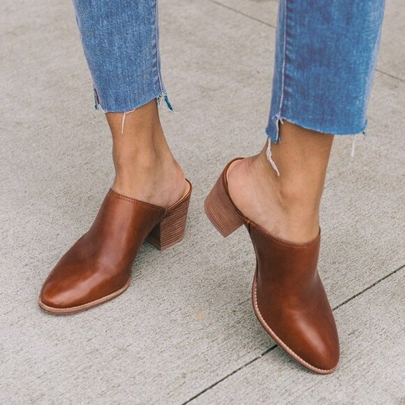 Madewell Shoes - Madewell The Harper Mule in English Saddle